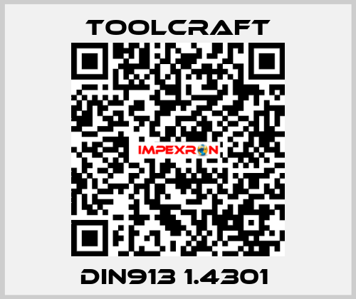 DIN913 1.4301  Toolcraft