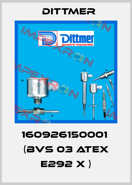 160926150001  (BVS 03 ATEX E292 X ) Dittmer
