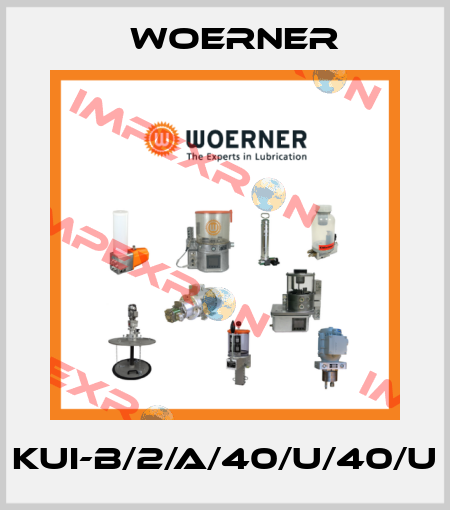 KUI-B/2/A/40/U/40/U Woerner