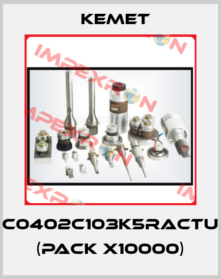 C0402C103K5RACTU (pack x10000) Kemet