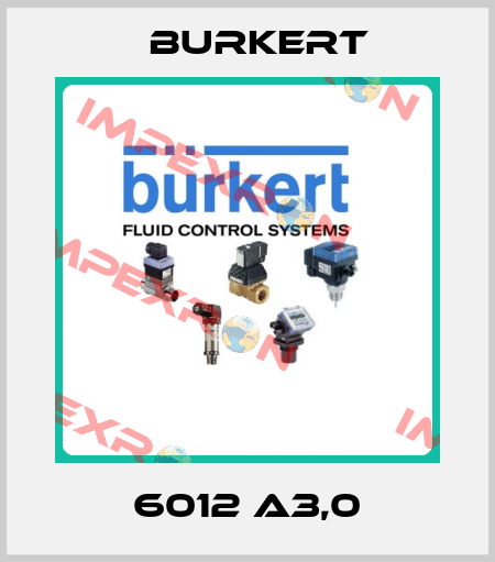 6012 A3,0 Burkert