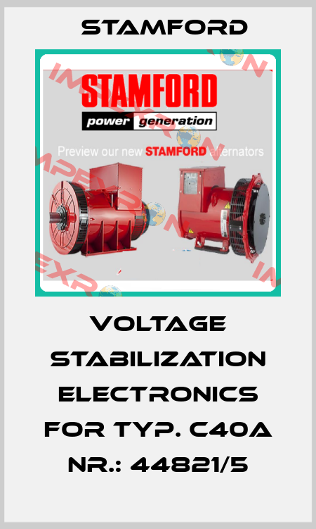 Voltage stabilization electronics for Typ. C40A Nr.: 44821/5 Stamford