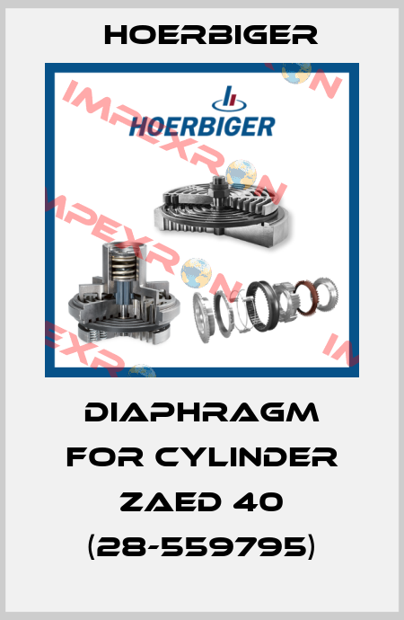 Diaphragm for cylinder ZAED 40 (28-559795) Hoerbiger
