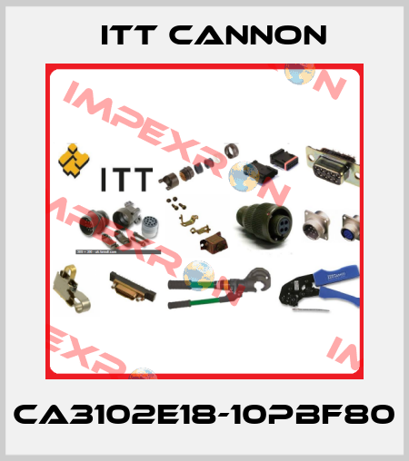CA3102E18-10PBF80 Itt Cannon