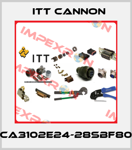 CA3102E24-28SBF80 Itt Cannon