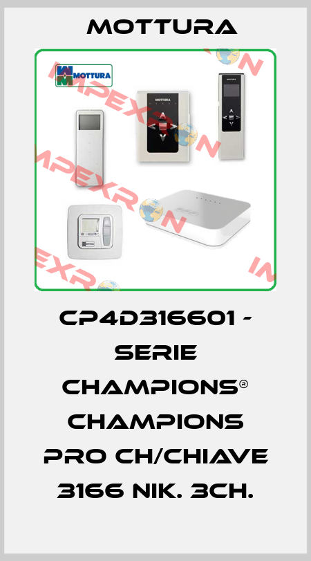 CP4D316601 - SERIE CHAMPIONS® CHAMPIONS PRO CH/CHIAVE 3166 NIK. 3CH. MOTTURA