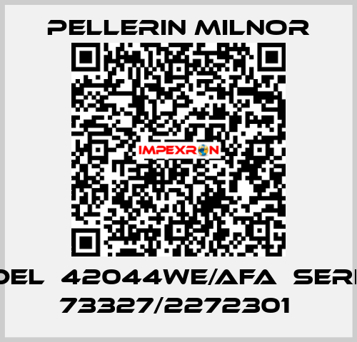 MODEL  42044WE/AFA  SERIAL   73327/2272301  Pellerin Milnor
