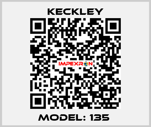 MODEL: 135  Keckley