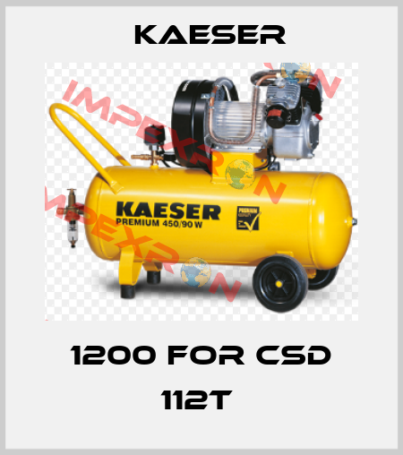 1200 for CSD 112T  Kaeser