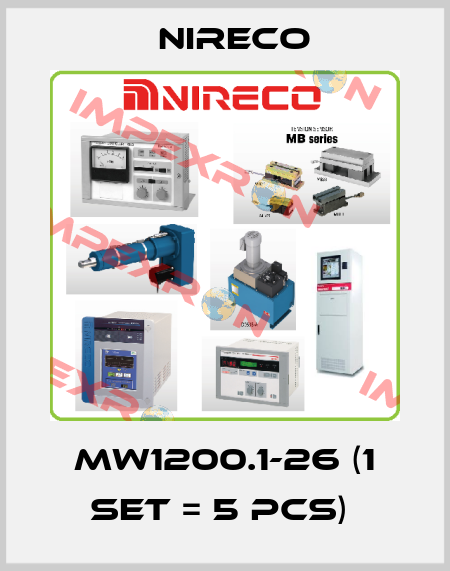 MW1200.1-26 (1 Set = 5 Pcs)  Nireco
