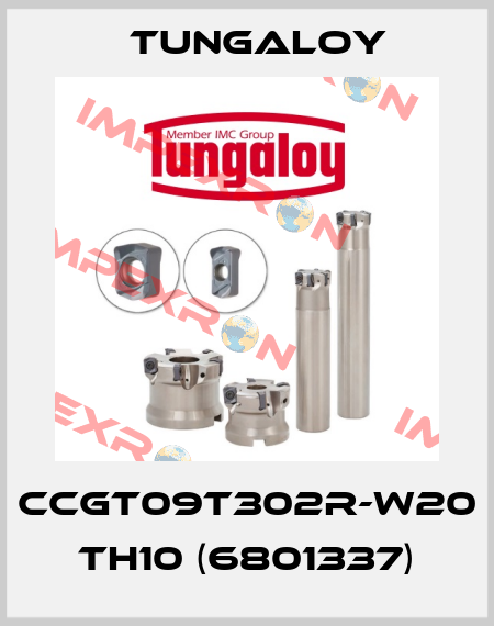 CCGT09T302R-W20 TH10 (6801337) Tungaloy