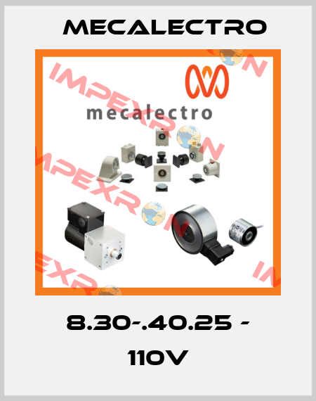 8.30-.40.25 - 110V Mecalectro