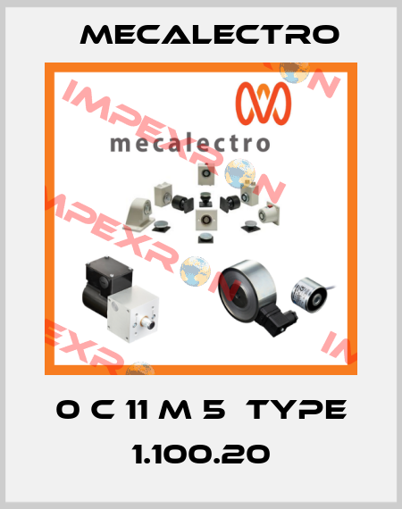 0 C 11 M 5  Type 1.100.20 Mecalectro