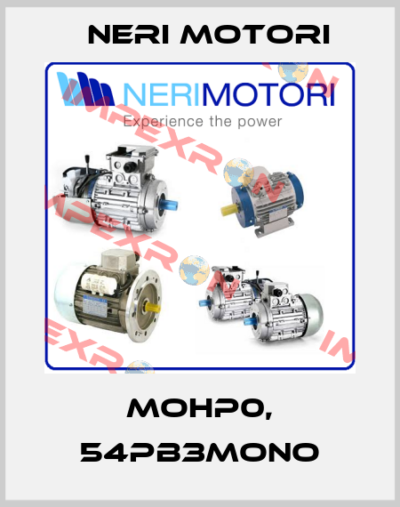 MOHP0, 54PB3MONO Neri Motori
