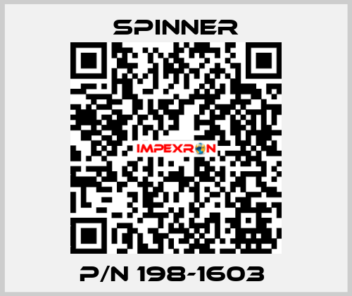 P/N 198-1603  SPINNER