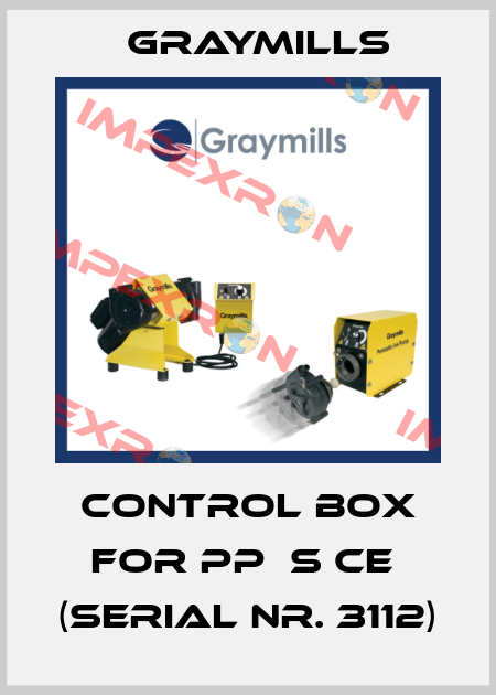 Control box for PP  S CE  (Serial Nr. 3112) Graymills