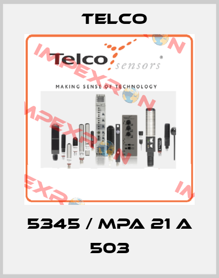 5345 / MPA 21 A 503 Telco