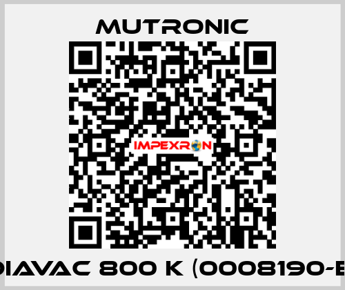 DIAVAC 800 K (0008190-E) Mutronic
