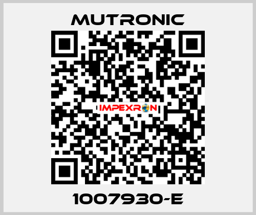 1007930-E Mutronic