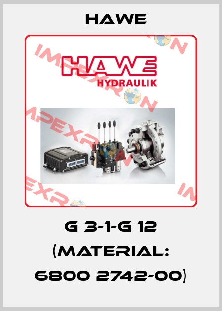 G 3-1-G 12 (Material: 6800 2742-00) Hawe