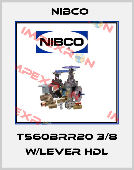 T560BRR20 3/8 W/LEVER HDL Nibco
