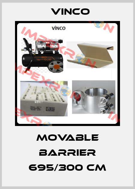 movable barrier 695/300 cm VINCO
