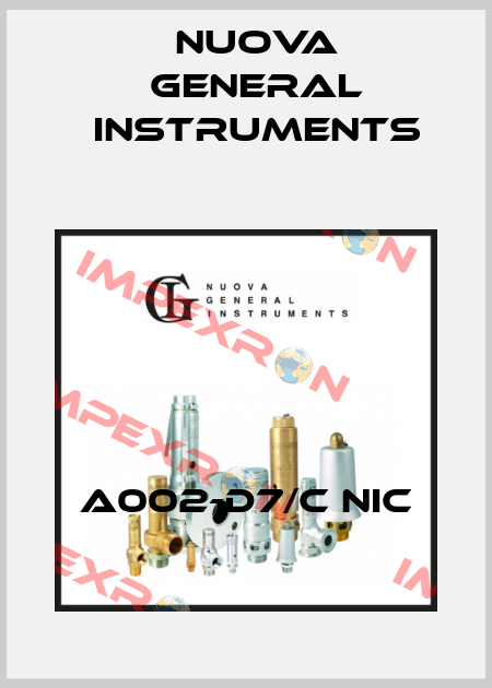 A002-D7/C NIC Nuova General Instruments