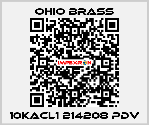 10KACL1 214208 PDV OHIO BRASS