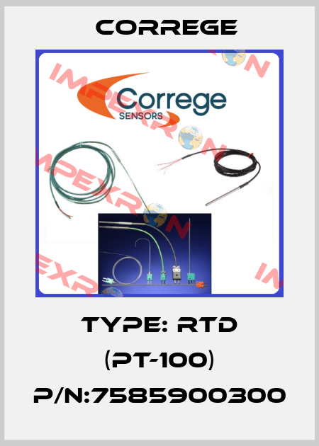 Type: RTD (PT-100) P/N:7585900300 Correge