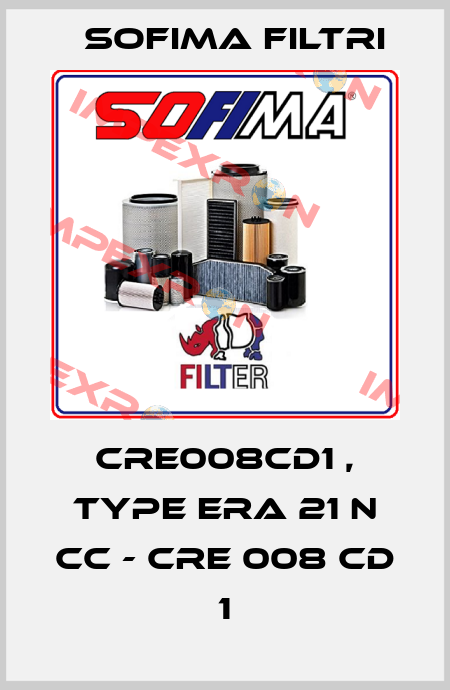 CRE008CD1 , type ERA 21 N CC - CRE 008 CD 1 Sofima Filtri