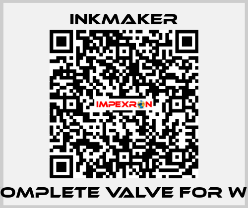 complete valve for WB INKMAKER