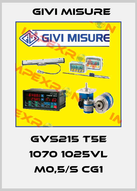 GVS215 T5E 1070 1025VL M0,5/S CG1 Givi Misure