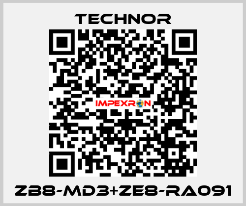 ZB8-MD3+ZE8-RA091 TECHNOR
