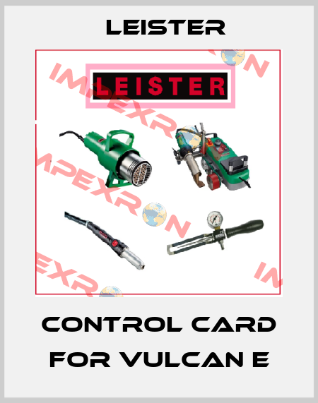 control card for VULCAN E Leister