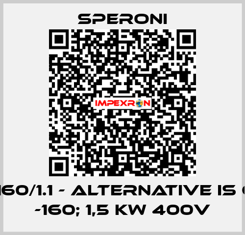 CXM 160/1.1 - alternative is CX 32 -160; 1,5 kw 400V SPERONI