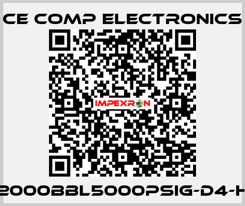 DPG2000BBL5000PSIG-D4-HA-10 Ce Comp Electronics
