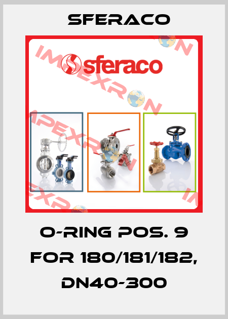 O-ring pos. 9 for 180/181/182, DN40-300 Sferaco