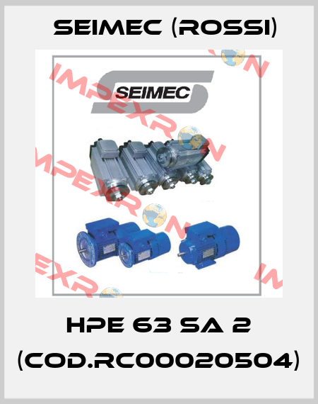 HPE 63 SA 2 (Cod.RC00020504) Seimec (Rossi)