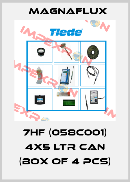 7HF (058C001) 4x5 Ltr can (box of 4 pcs) Magnaflux