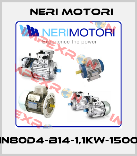 IN80D4-B14-1,1kW-1500 Neri Motori