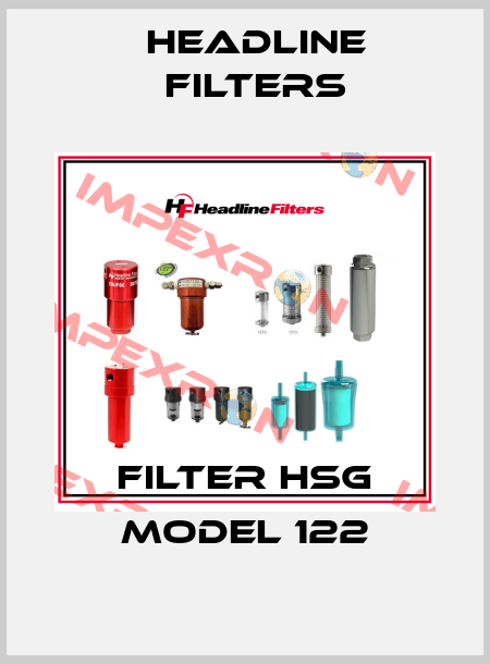 Filter Hsg Model 122 HEADLINE FILTERS