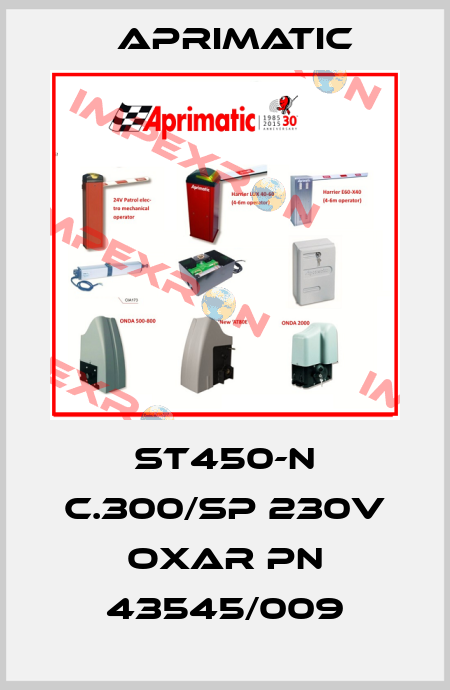 ST450-N C.300/SP 230V OXAR PN 43545/009 Aprimatic
