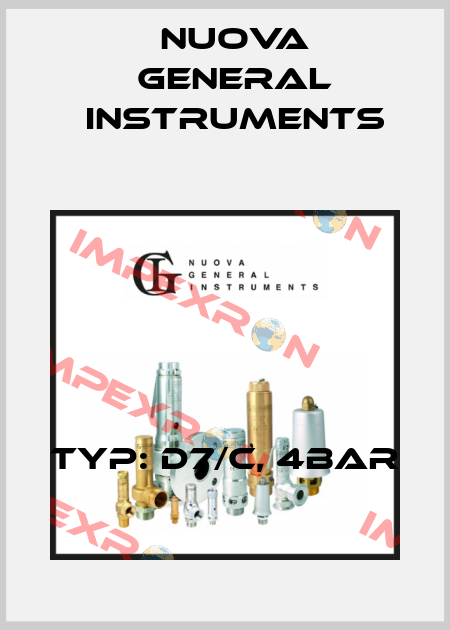TYP: D7/C, 4bar Nuova General Instruments