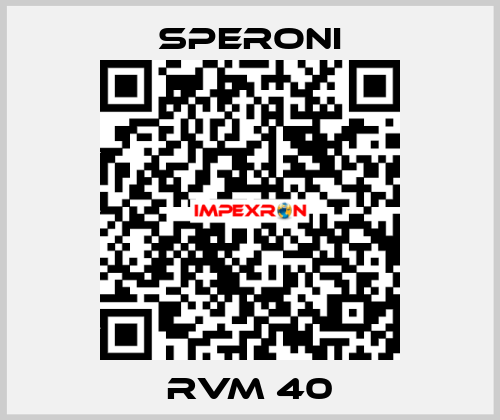 RVM 40 SPERONI