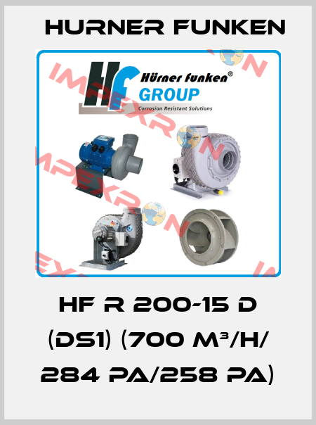 HF R 200-15 D (DS1) (700 m³/h/ 284 Pa/258 Pa) Hurner Funken