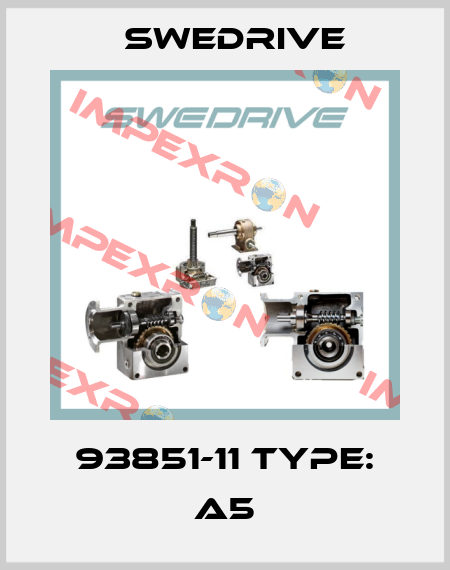 93851-11 Type: A5 Swedrive
