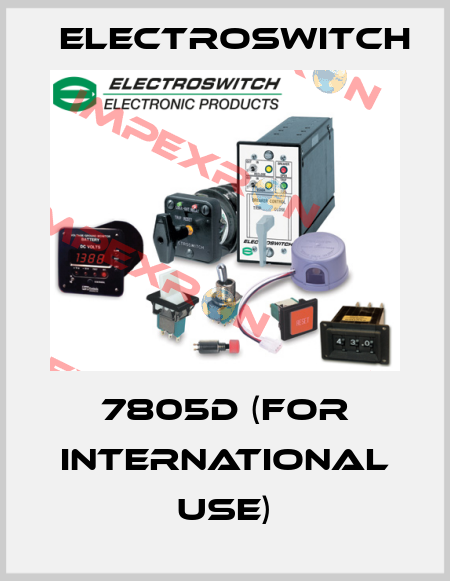 7805D (for international use) Electroswitch