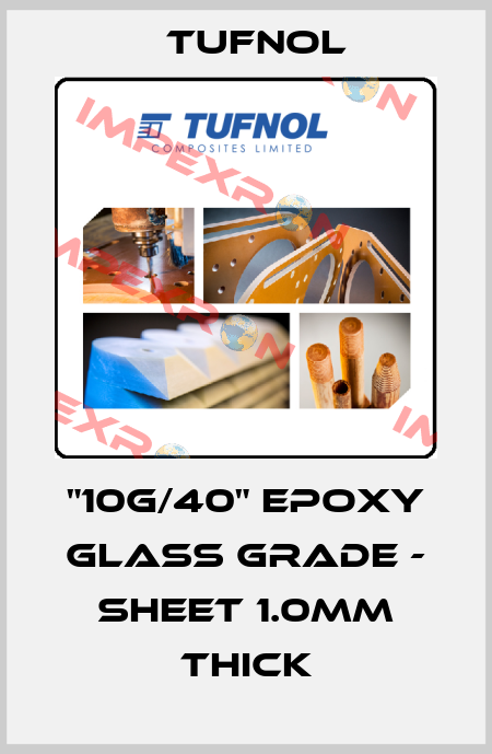 "10G/40" Epoxy Glass Grade - Sheet 1.0mm thick Tufnol