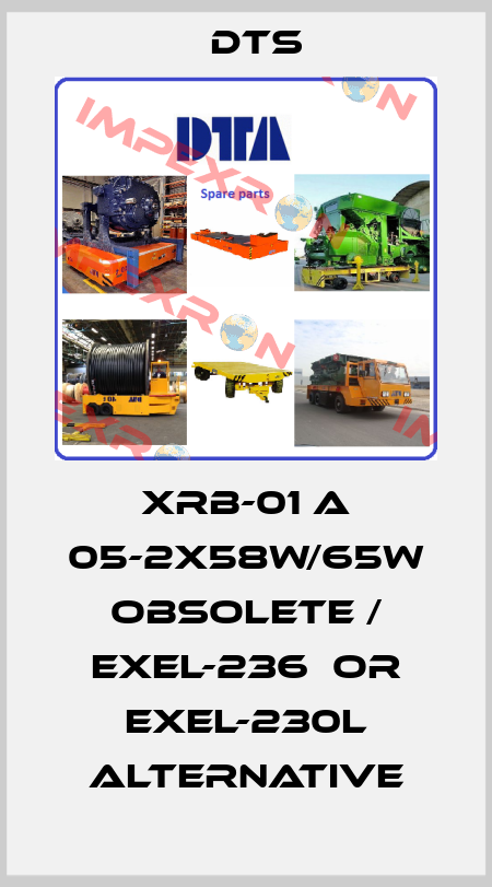 XRB-01 a 05-2x58w/65w obsolete / EXEL-236  or EXEL-230L alternative DTS