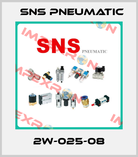 2W-025-08 SNS Pneumatic